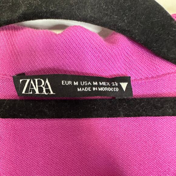 Zara Fuchsia Mini Dress - Picture 3 of 9